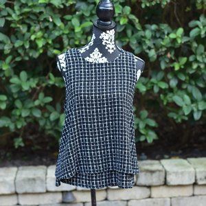 Monteau Los Angeles Dual Layer Hem Tank Top